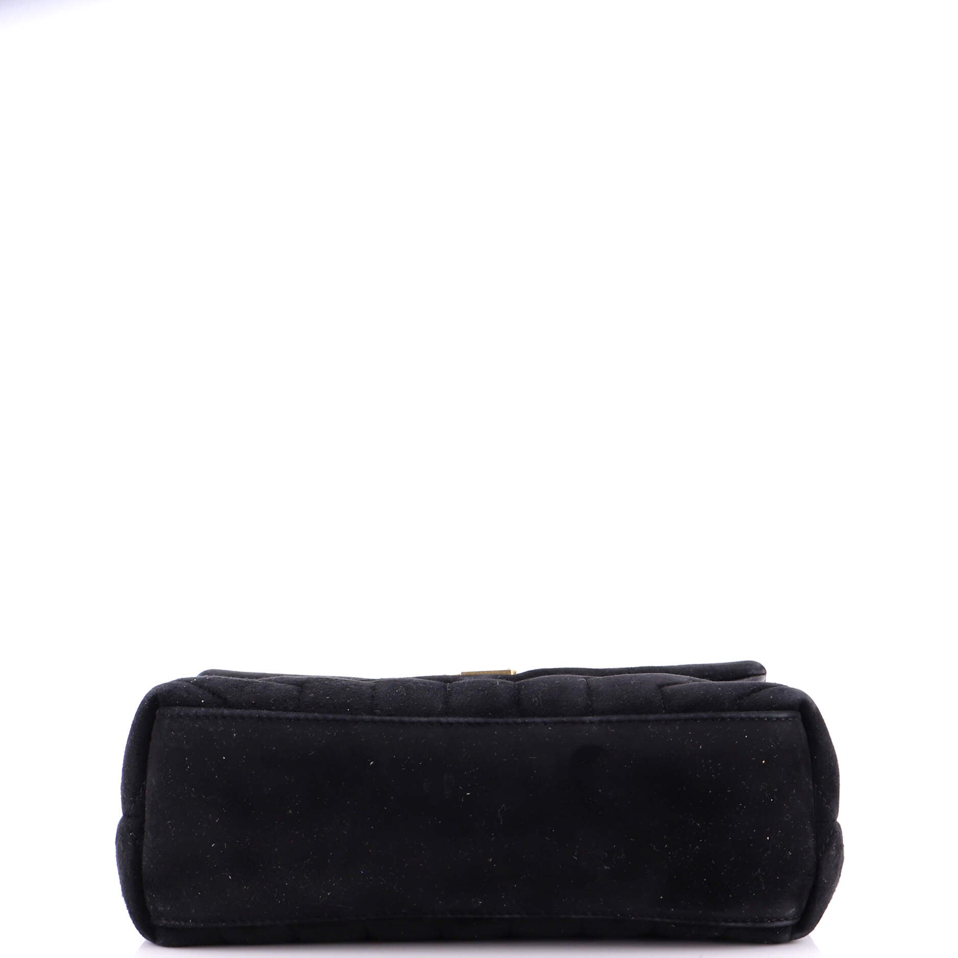 Loulou Shoulder Bag Matelasse Chevron Suede Small