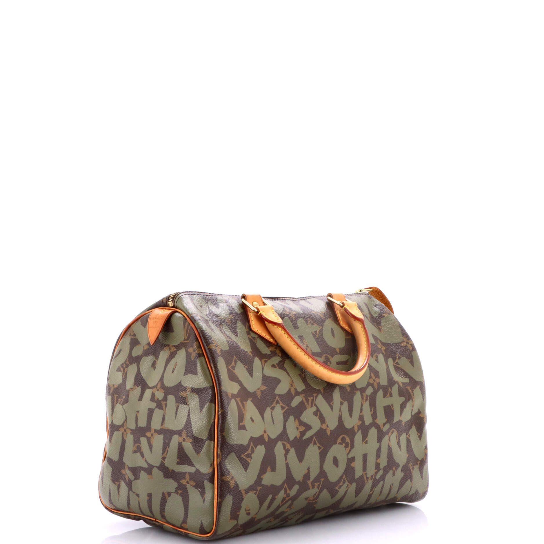 Speedy Handbag Limited Edition Monogram Graffiti 30