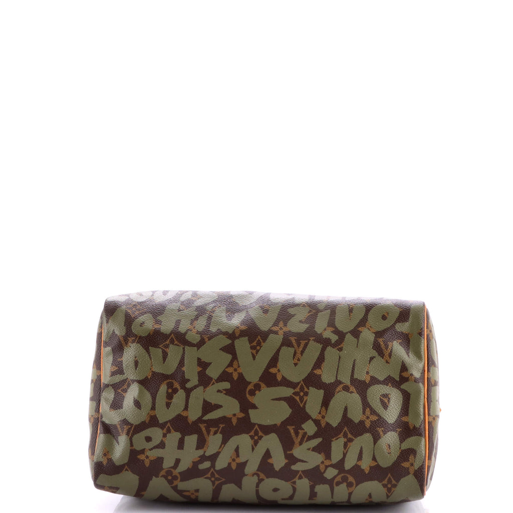 Speedy Handbag Limited Edition Monogram Graffiti 30