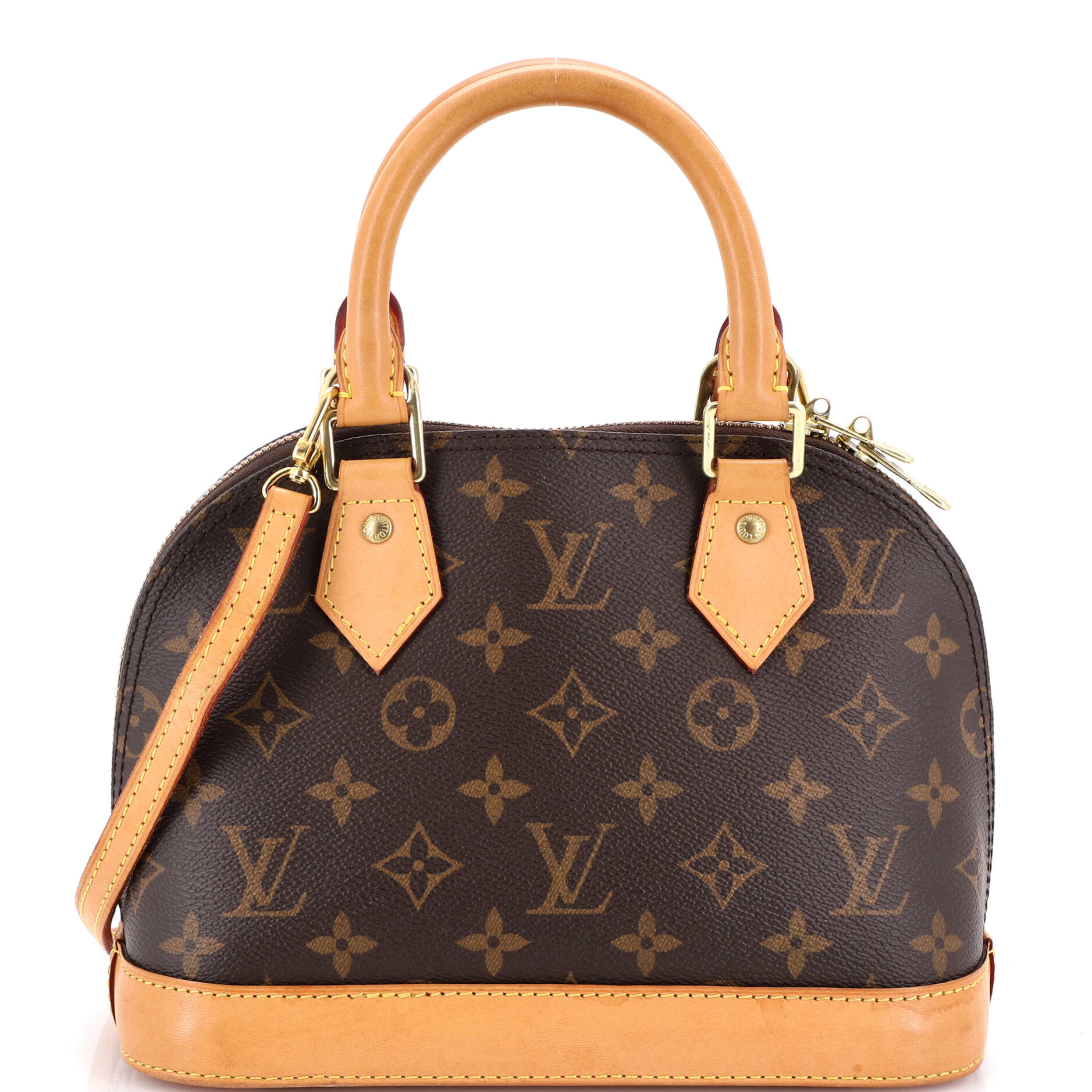 Alma Handbag Monogram Canvas BB