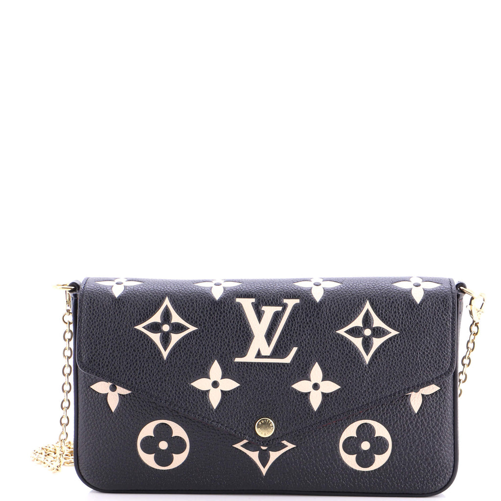 Felicie Pochette Bicolor Monogram Empreinte Giant