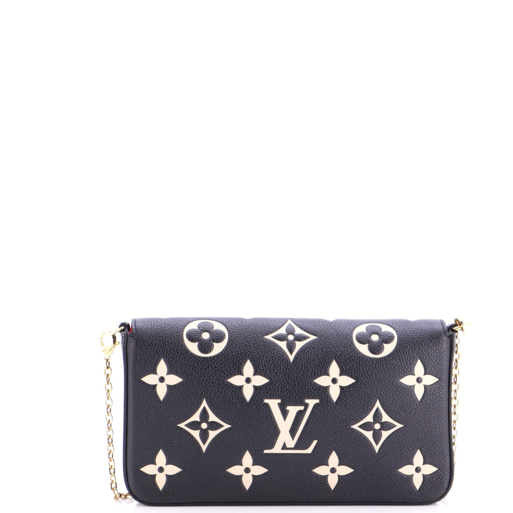 Felicie Pochette Bicolor Monogram Empreinte Giant