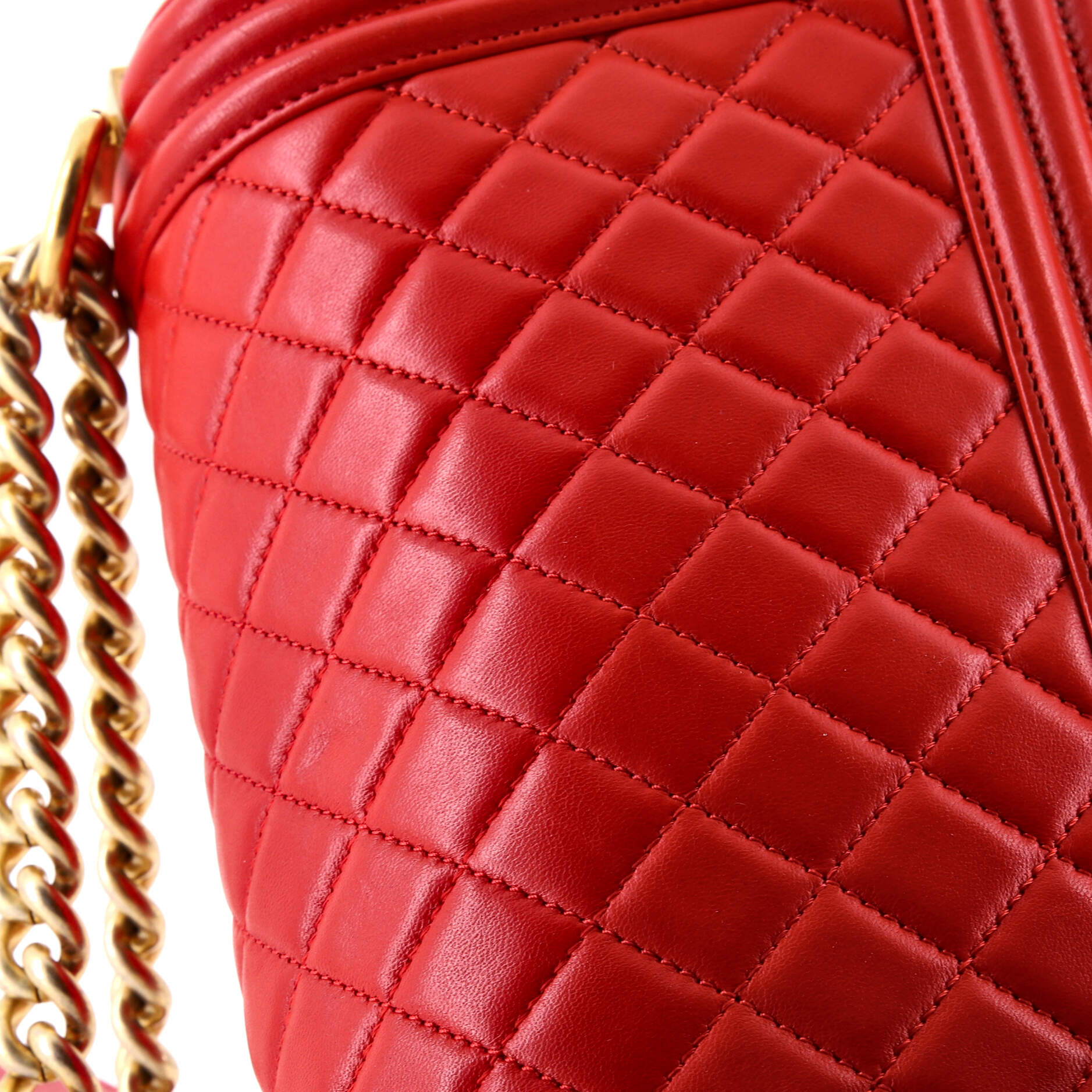 Boy Flap Bag Quilted Lambskin Old Medium