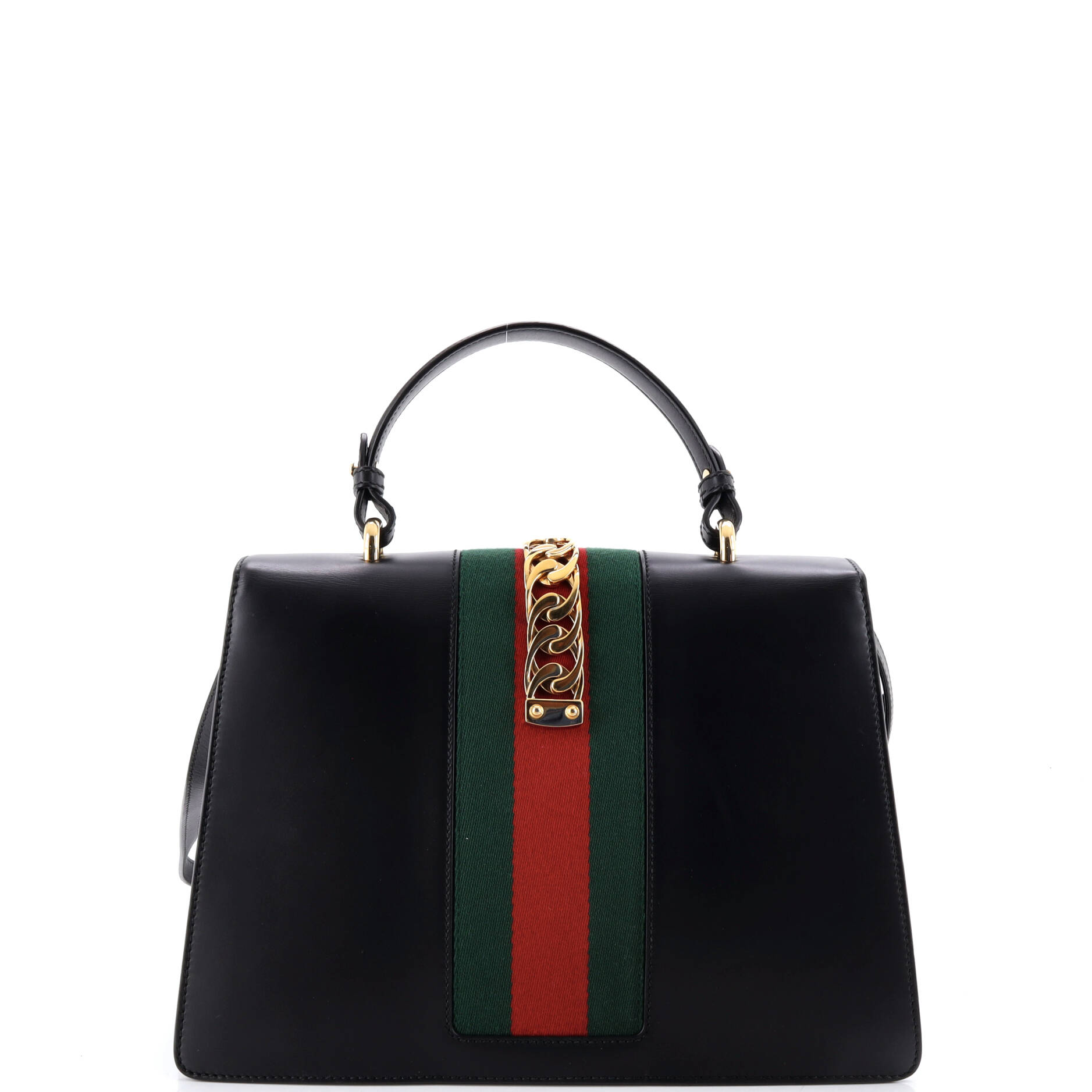 Sylvie Top Handle Bag Leather Medium