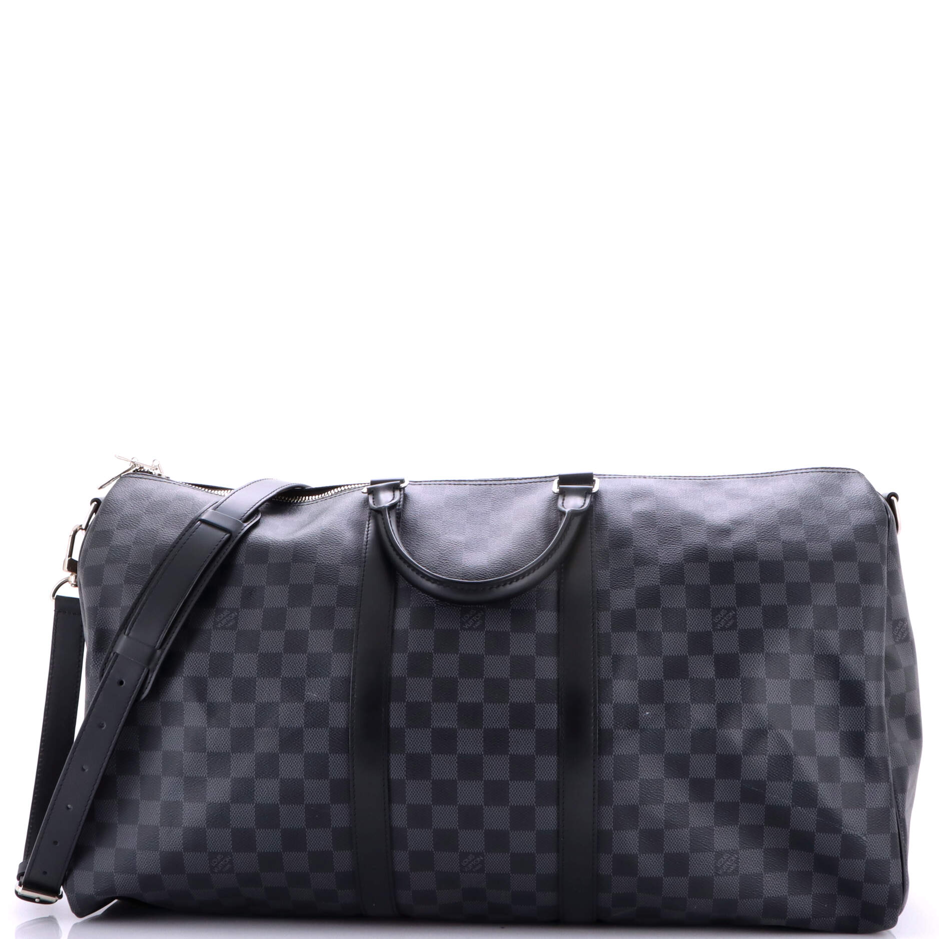 Keepall Bandouliere Bag Damier Graphite 55
