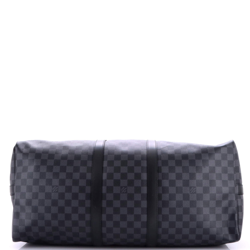 Keepall Bandouliere Bag Damier Graphite 55