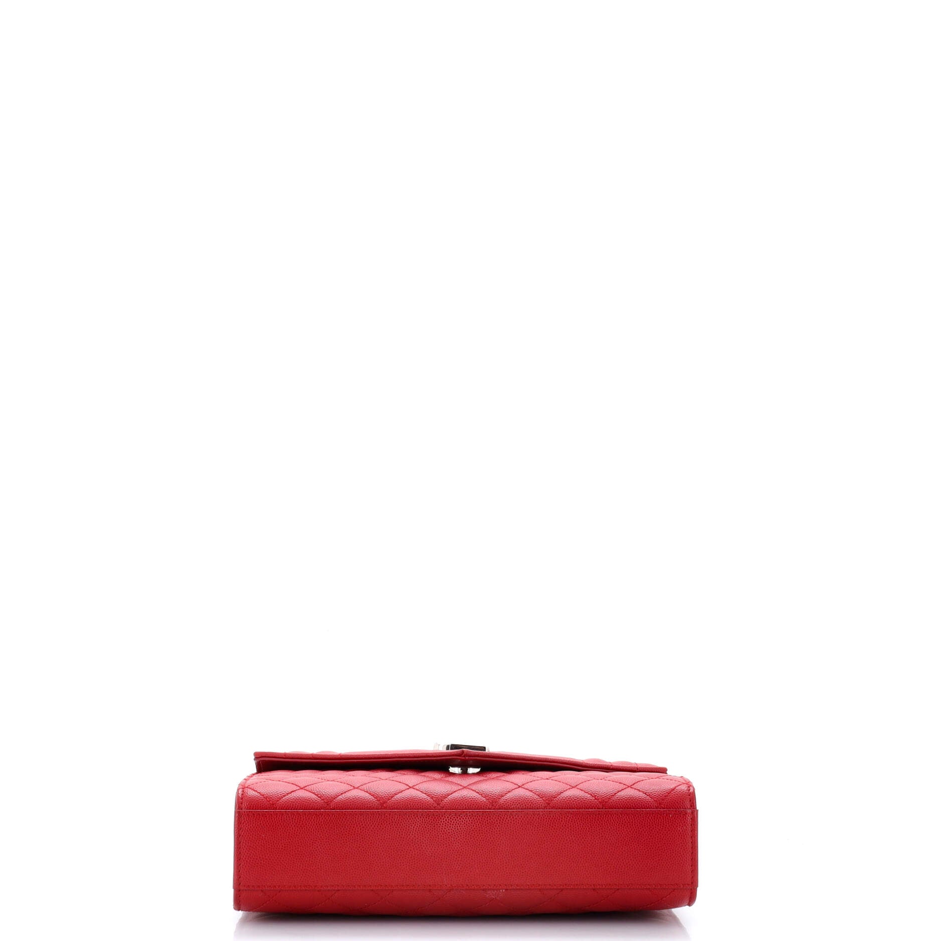 Classic Monogram Envelope Satchel Mixed Matelasse Leather Medium