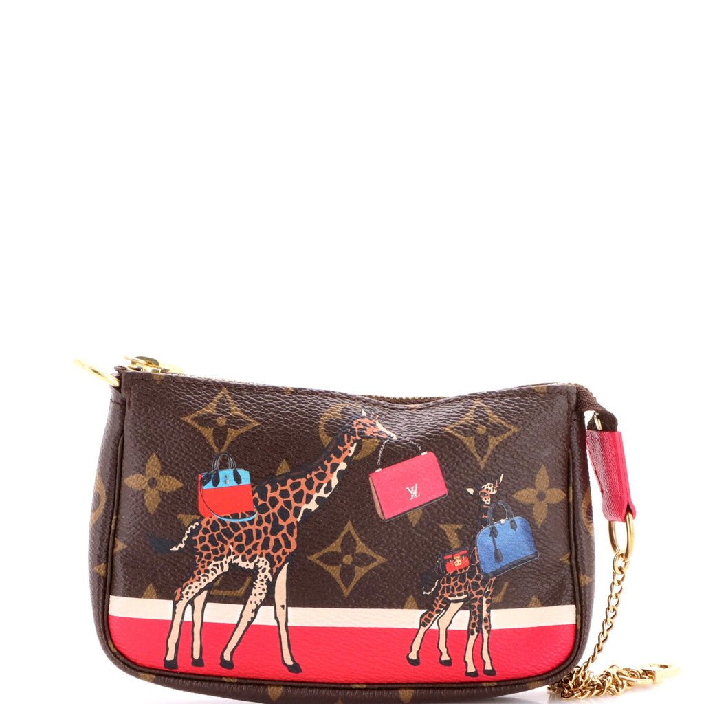 Pochette Accessoires Limited Edition Christmas Animation Monogram Canvas Mini
