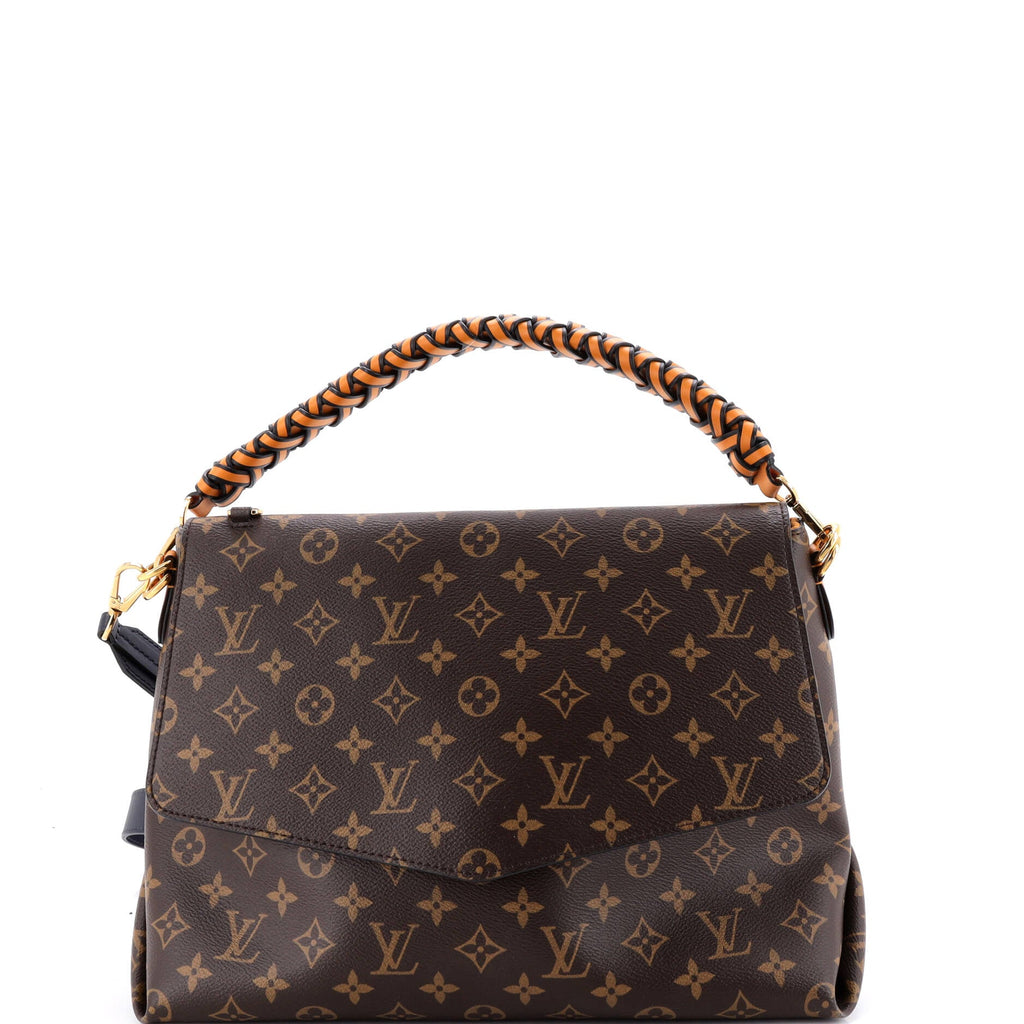 Braided Handle Beaubourg Handbag Monogram Canvas MM