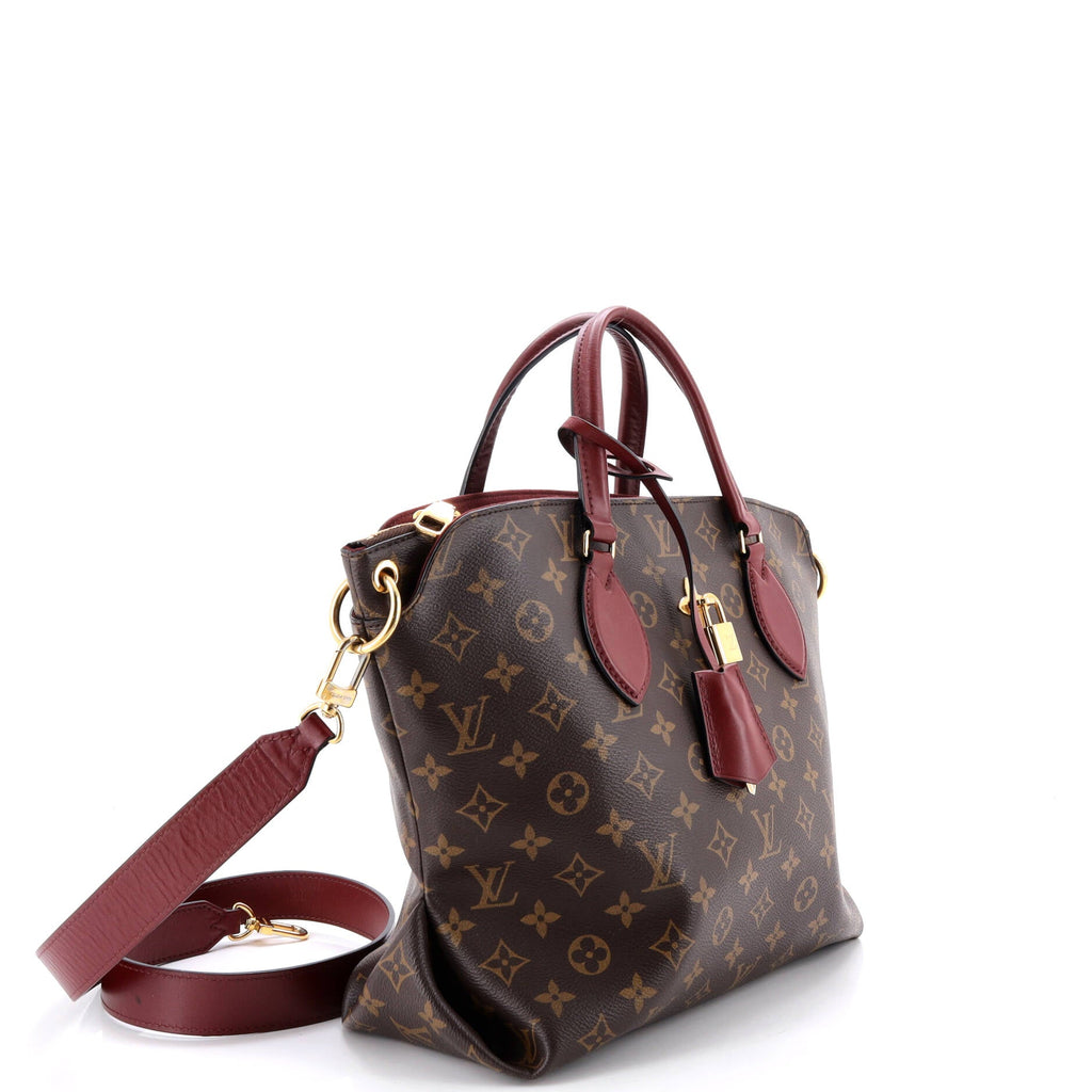 Flower Zipped Tote Monogram Canvas MM