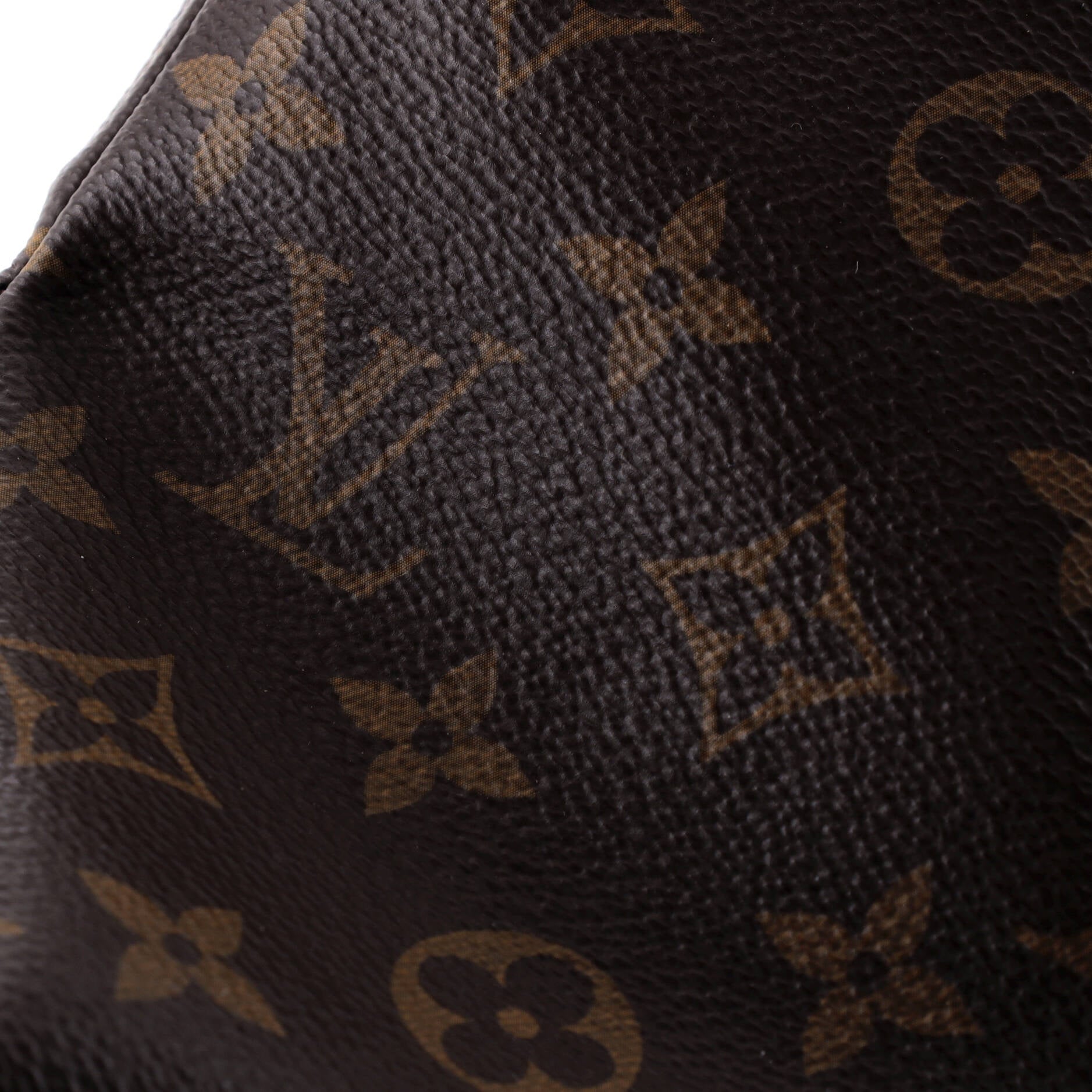 Flower Zipped Tote Monogram Canvas MM