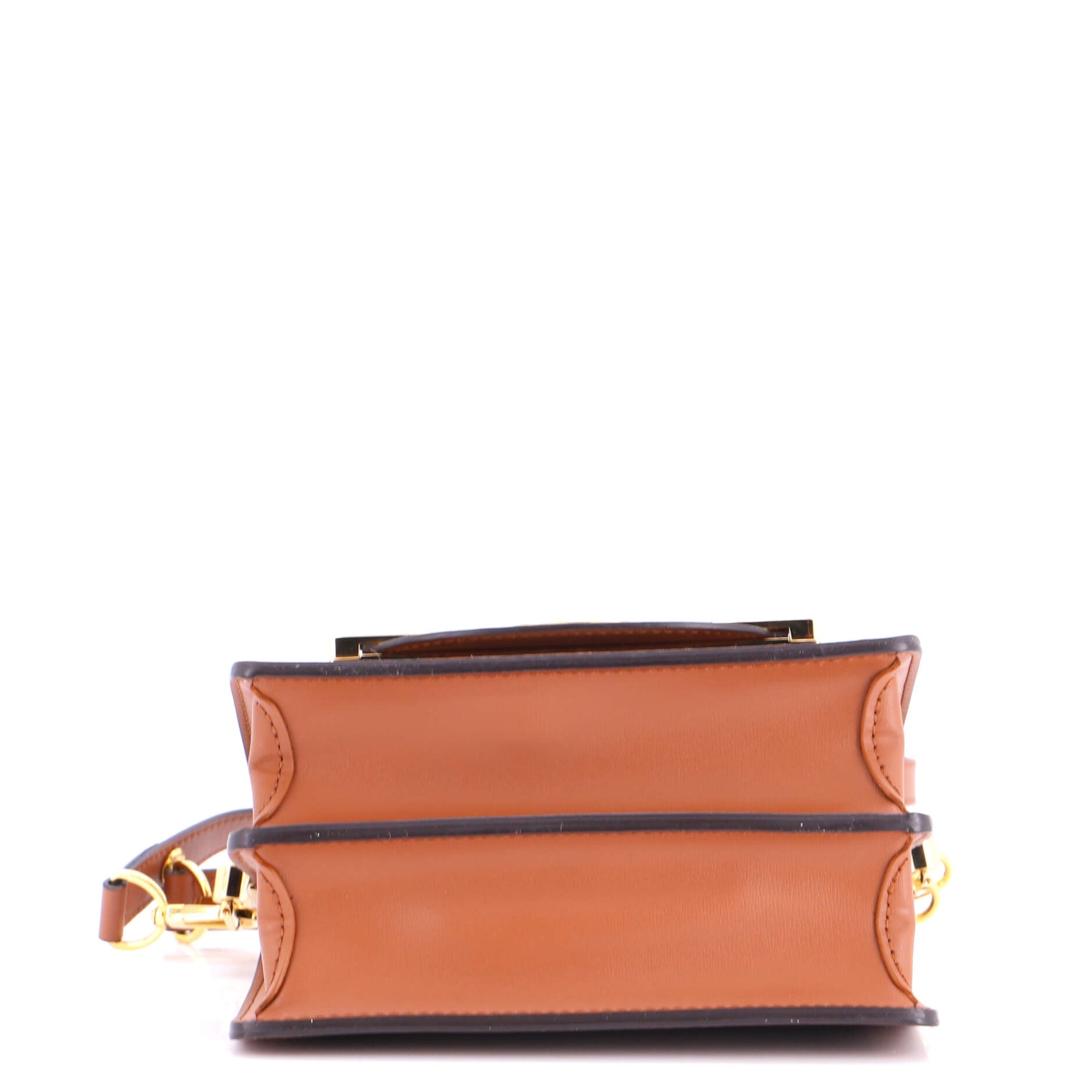 Dauphine Lock XL Shoulder Bag Reverse Monogram Canvas Mini