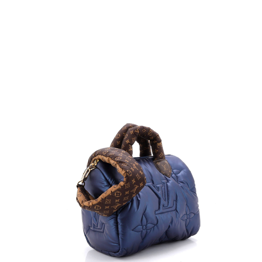 Speedy Bandouliere Bag Monogram Quilted Econyl Nylon 25