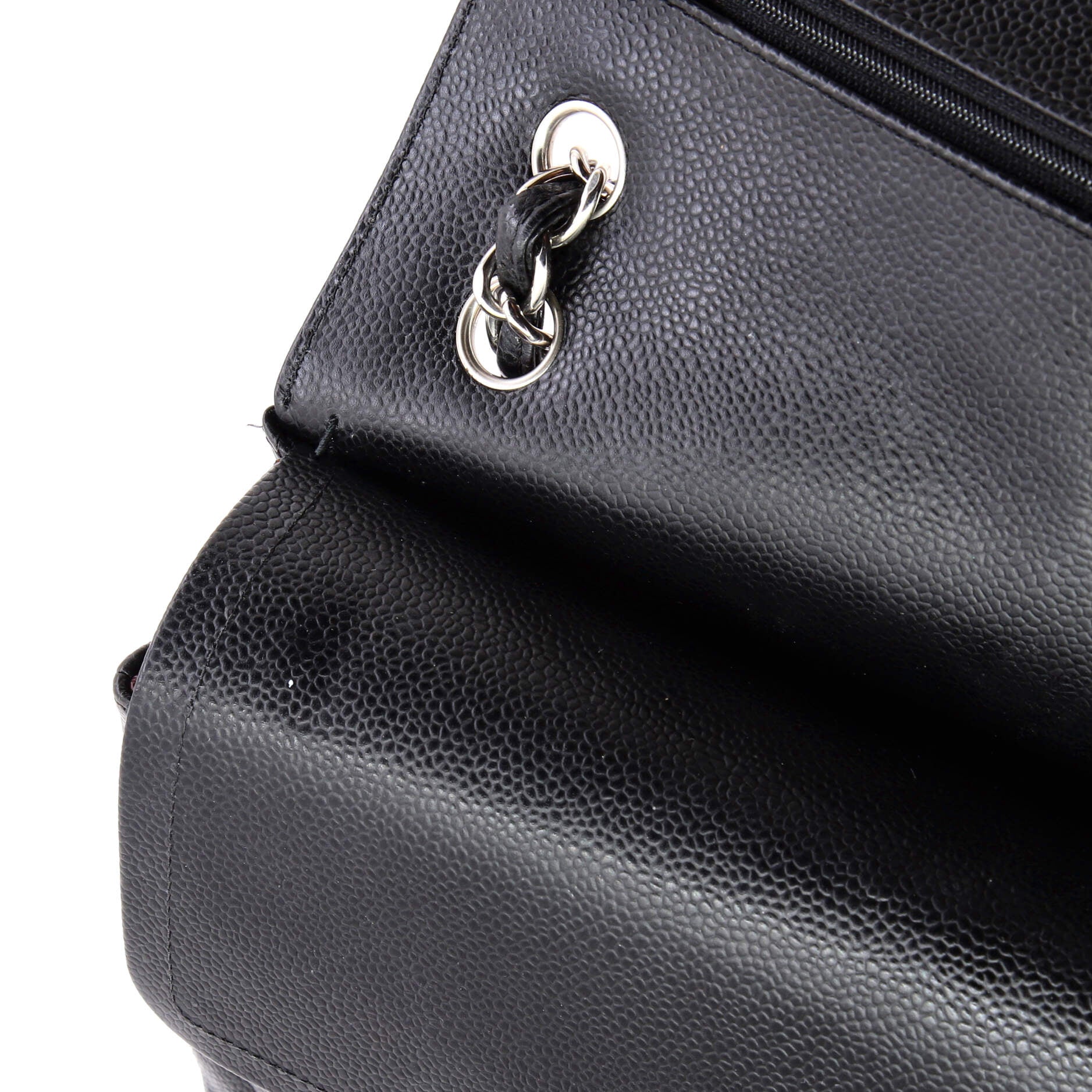 Classic Double Flap Bag Quilted Caviar Jumbo