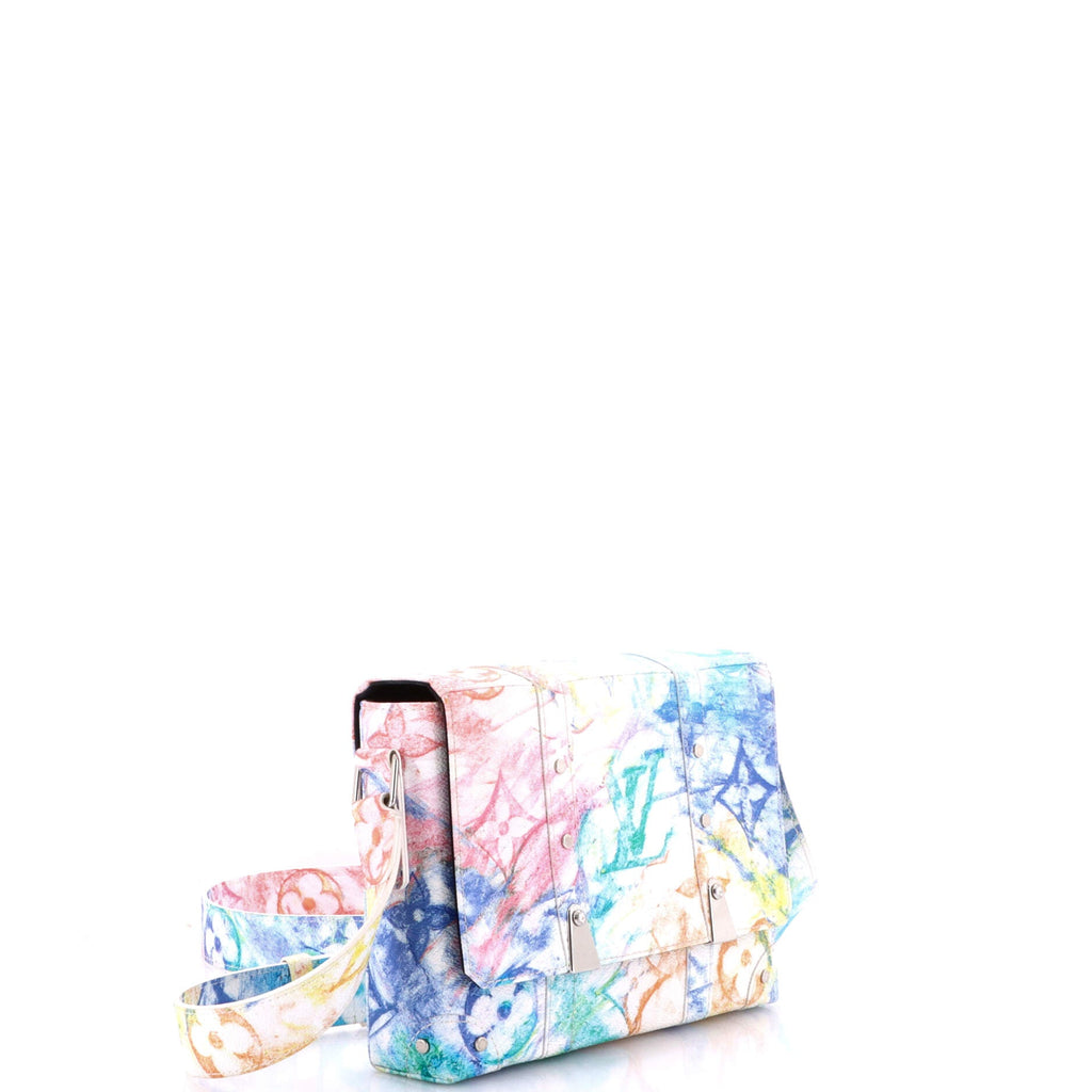 Trunk Messenger Bag Limited Edition Monogram Pastel Multicolor