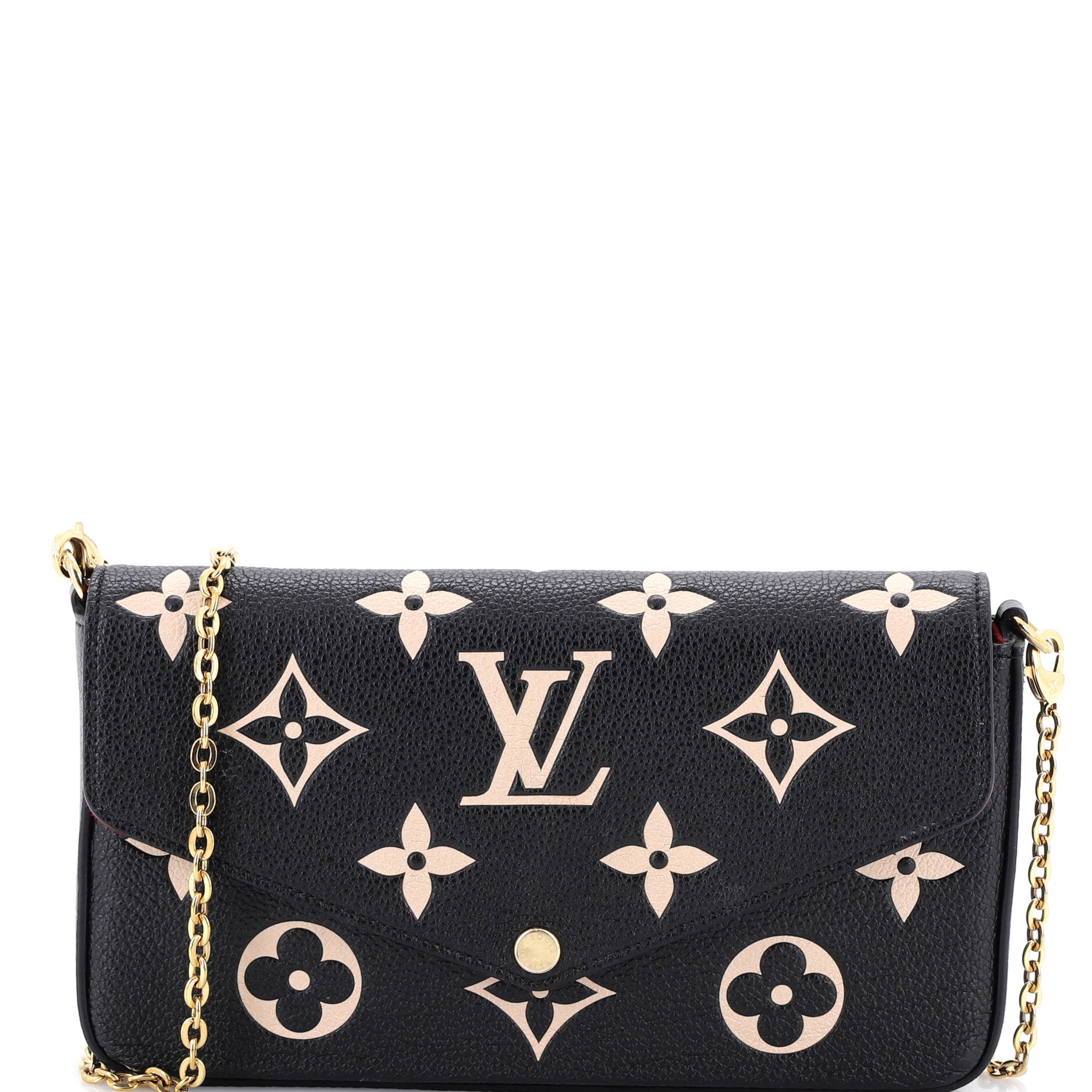 Felicie Pochette Bicolor Monogram Empreinte Giant