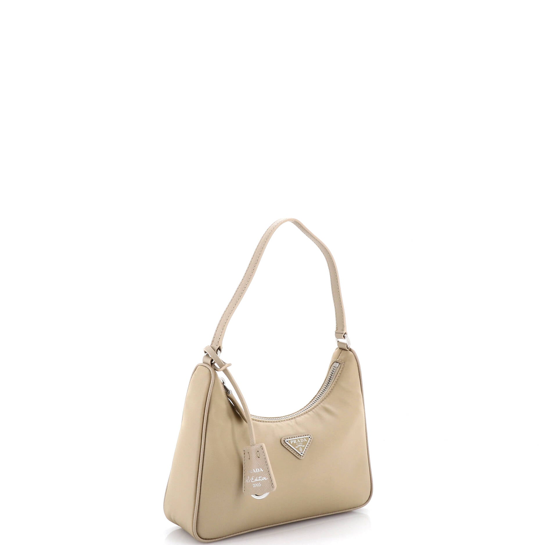 Re-Edition 2005 Hobo Tessuto with Saffiano Leather Mini
