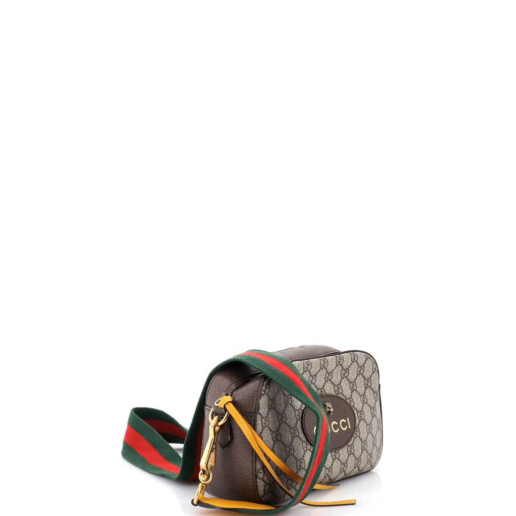 Neo Vintage Camera Messenger Bag GG Coated Canvas