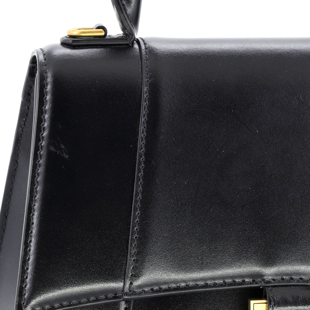 Hourglass Sling Shoulder Bag Leather Small