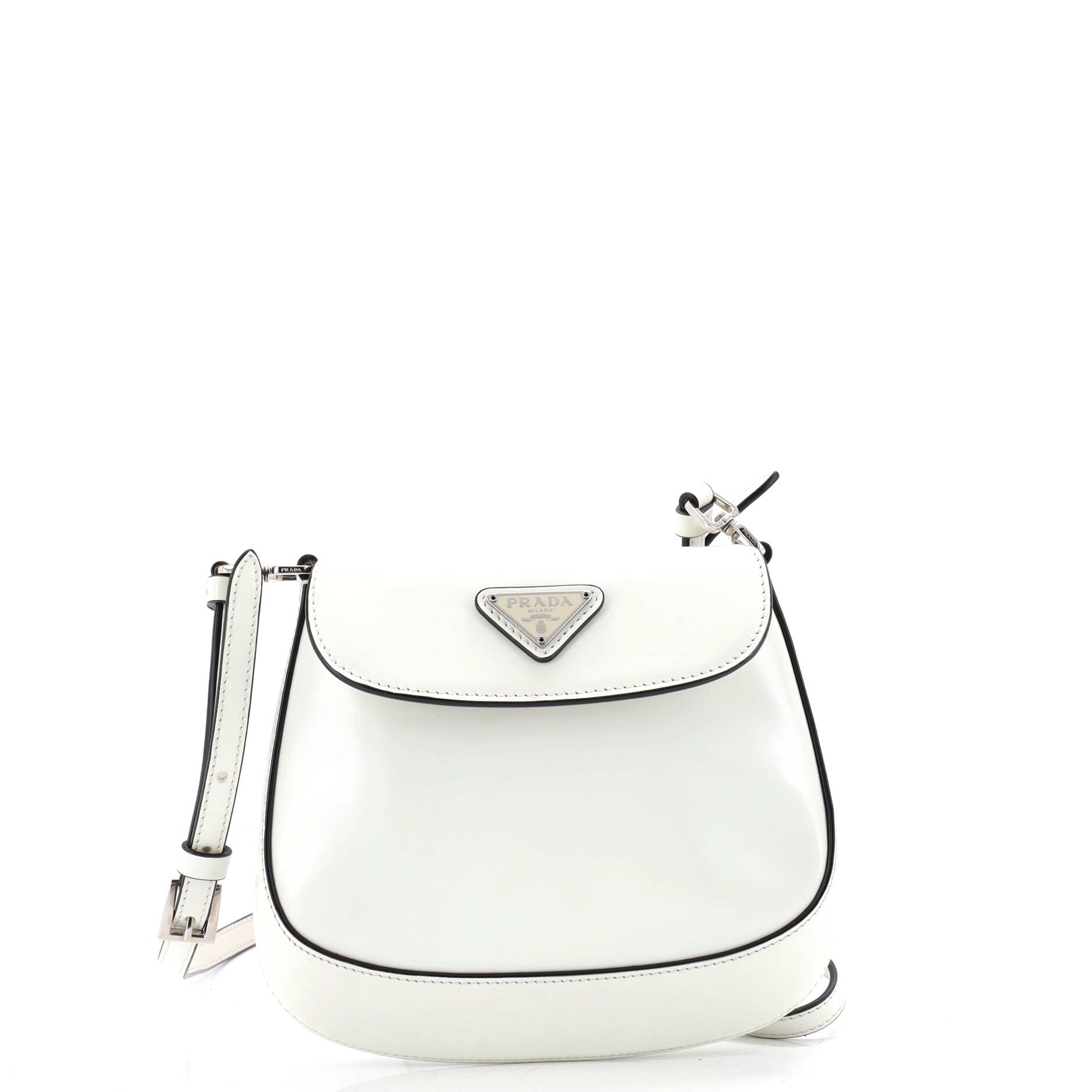 Cleo Flap Shoulder Bag Spazzolato Leather Mini