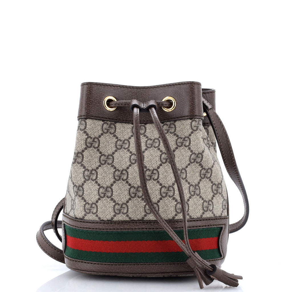 Ophidia Bucket Bag GG Coated Canvas Mini