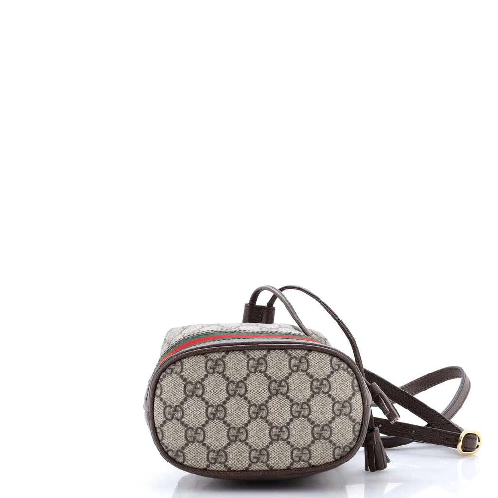 Ophidia Bucket Bag GG Coated Canvas Mini