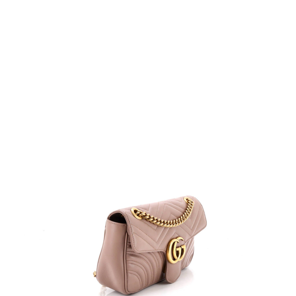 GG Marmont Flap Bag Matelasse Leather Small