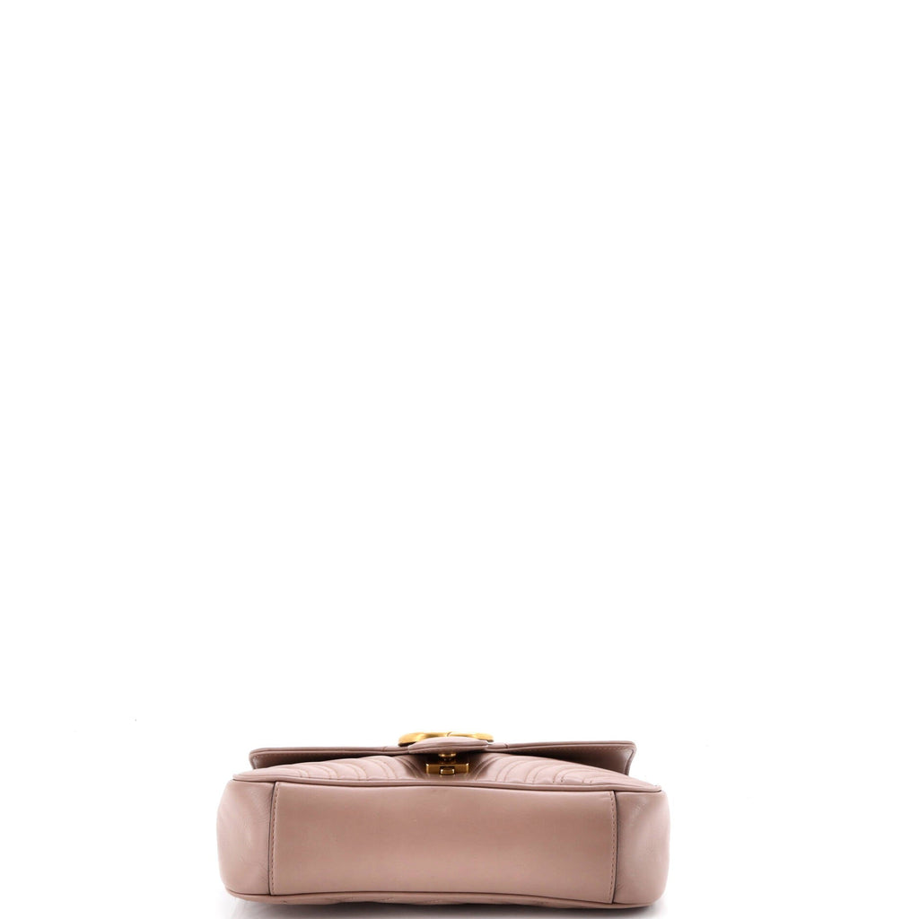 GG Marmont Flap Bag Matelasse Leather Small