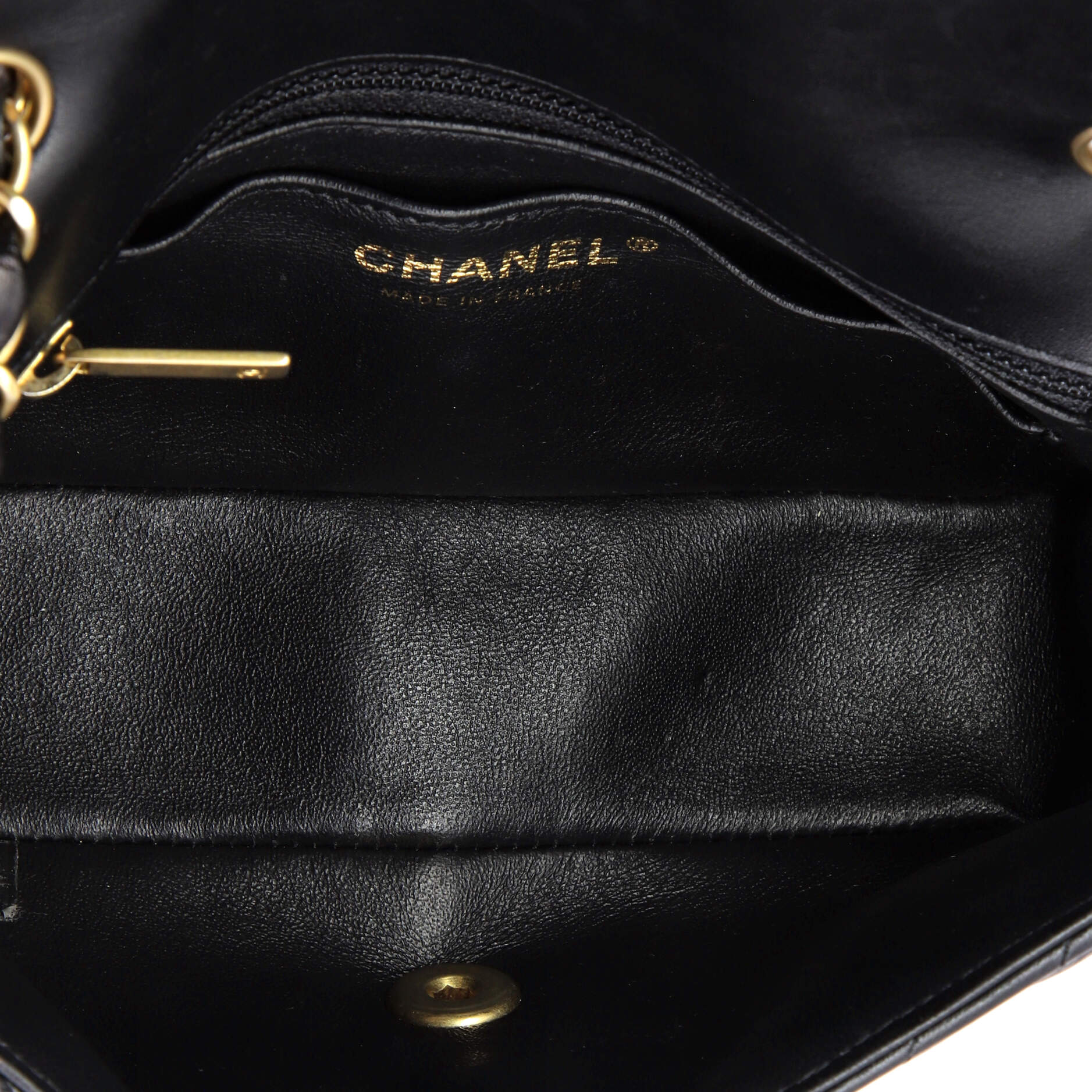 Classic Single Flap Bag Chevron Lambskin Mini