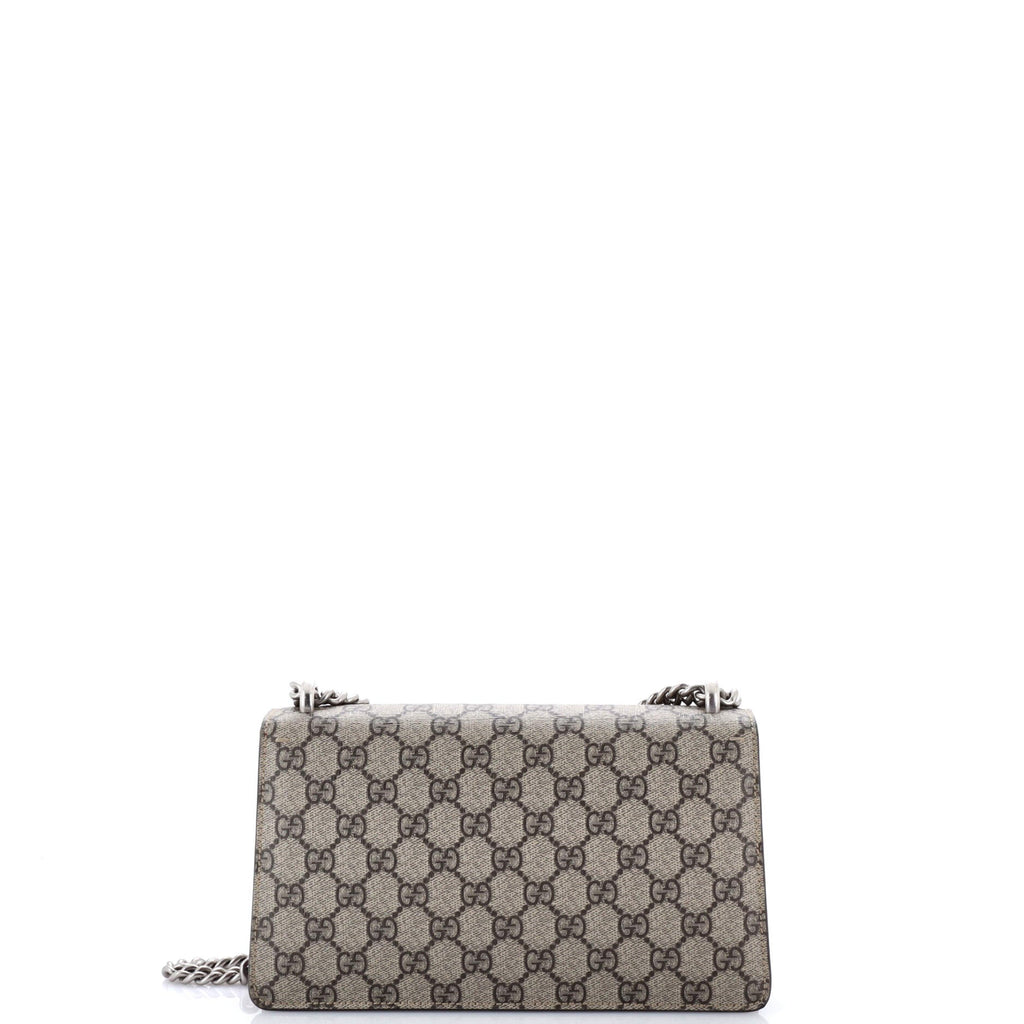 Dionysus Bag GG Coated Canvas with Crystal Embellished Metal Small