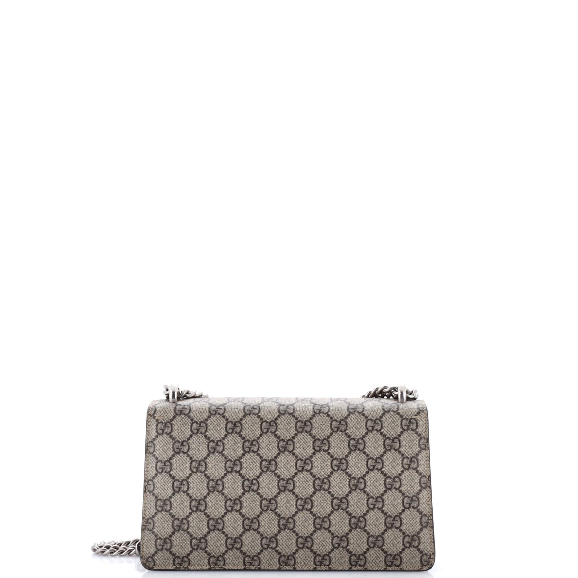 Dionysus Bag GG Coated Canvas with Crystal Embellished Metal Small