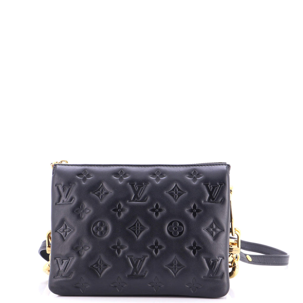 Coussin Bag Monogram Embossed Lambskin BB