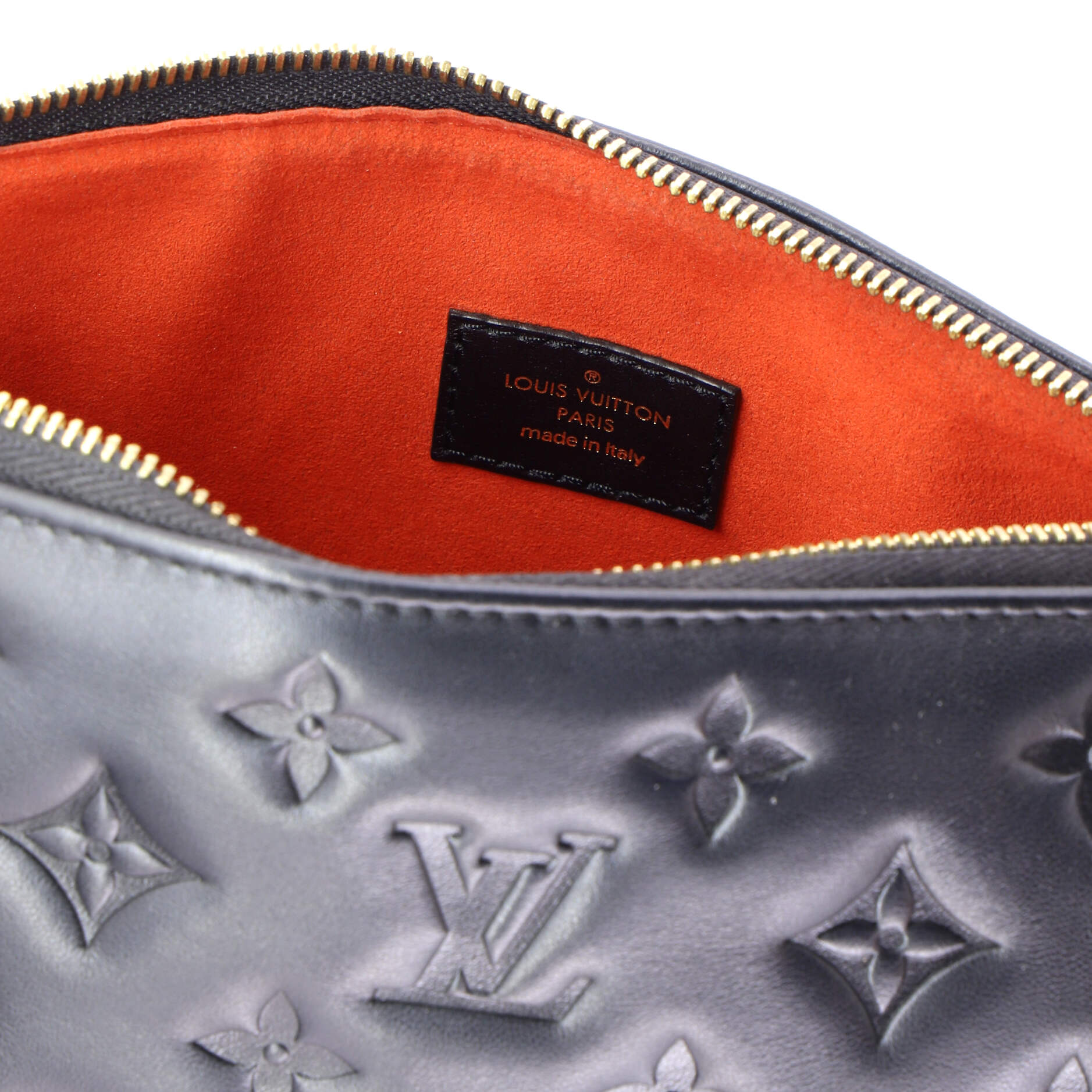 Coussin Bag Monogram Embossed Lambskin BB