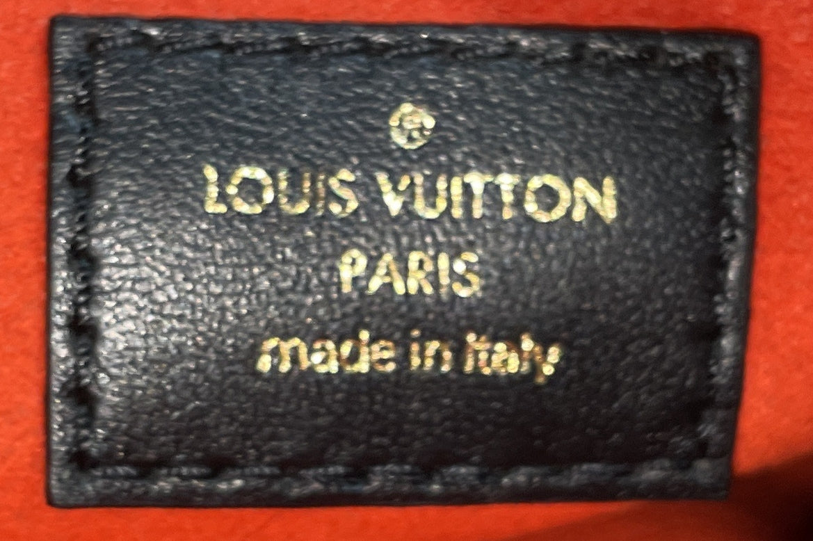 Coussin Bag Monogram Embossed Lambskin BB