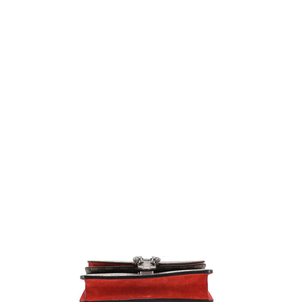 Dionysus Bag GG Coated Canvas with Crystal Embellished Metal Small