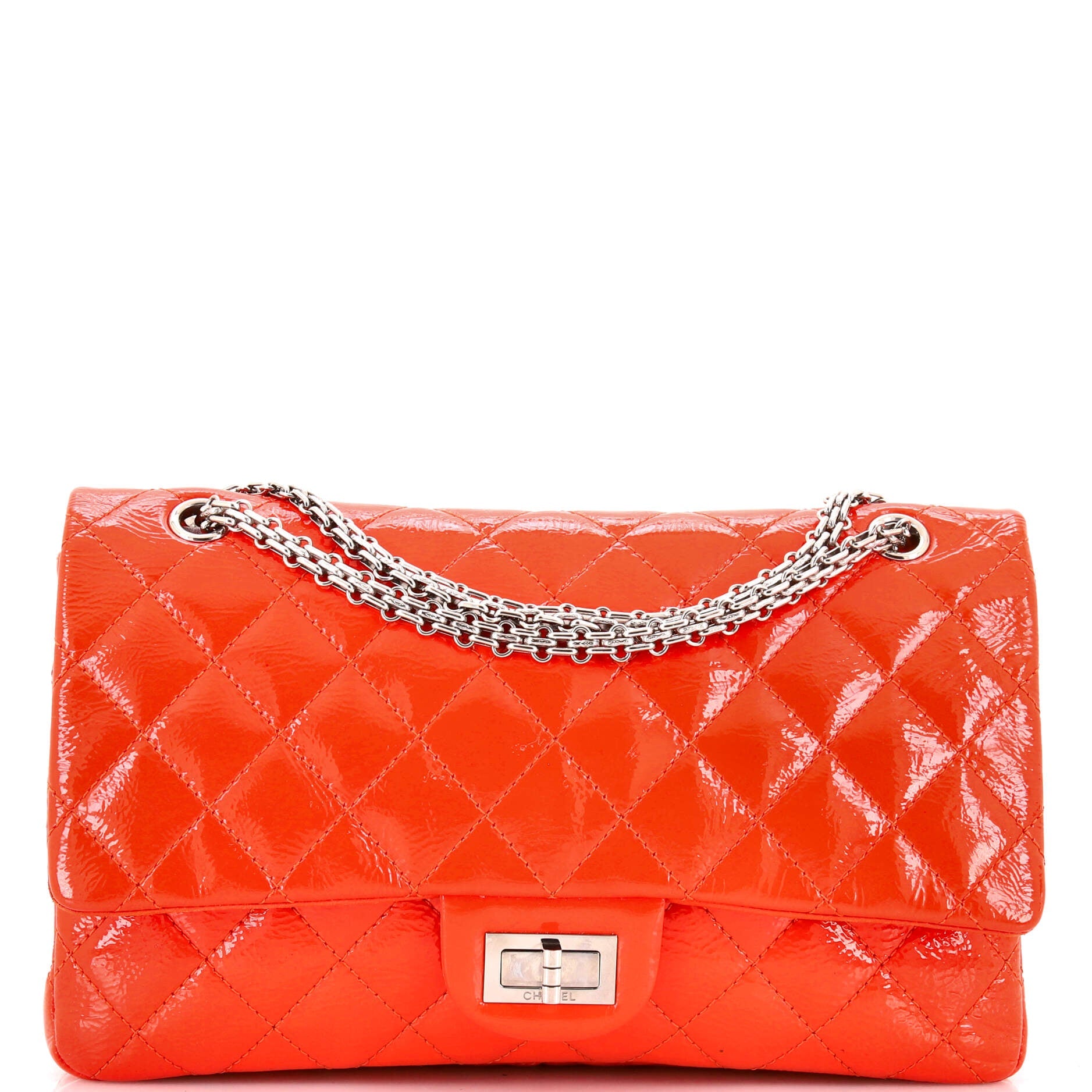 Reissue 2.55 Flap Bag Quilted Crinkled Patent 227