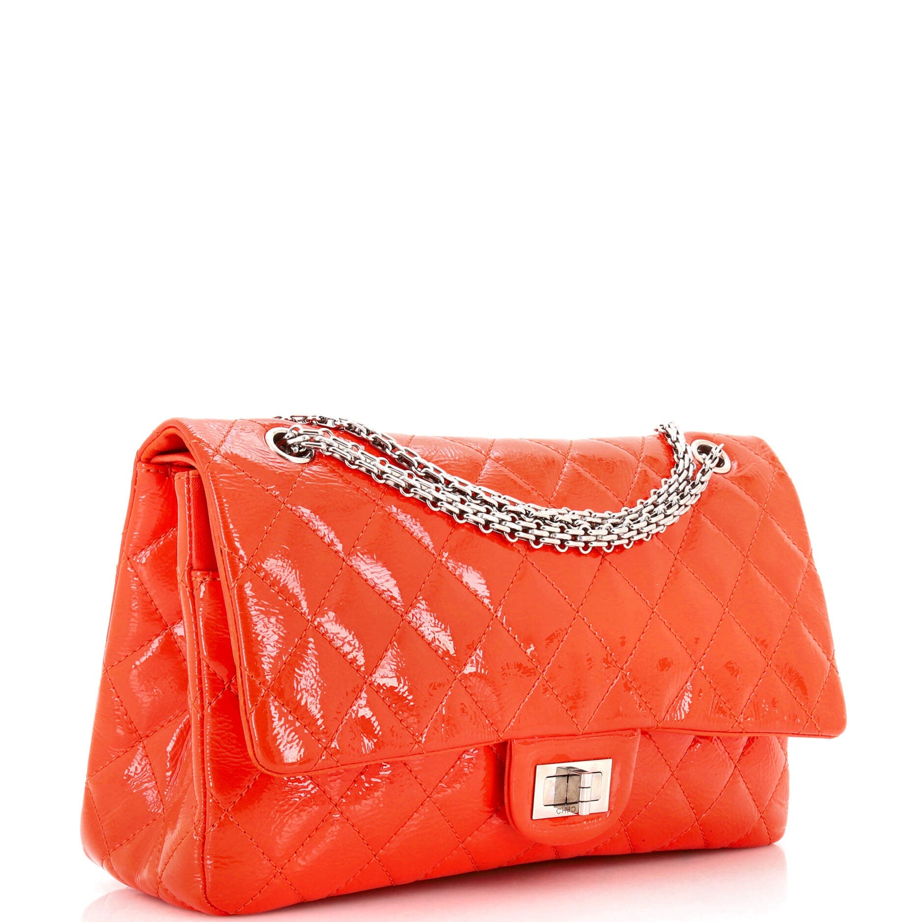 Reissue 2.55 Flap Bag Quilted Crinkled Patent 227