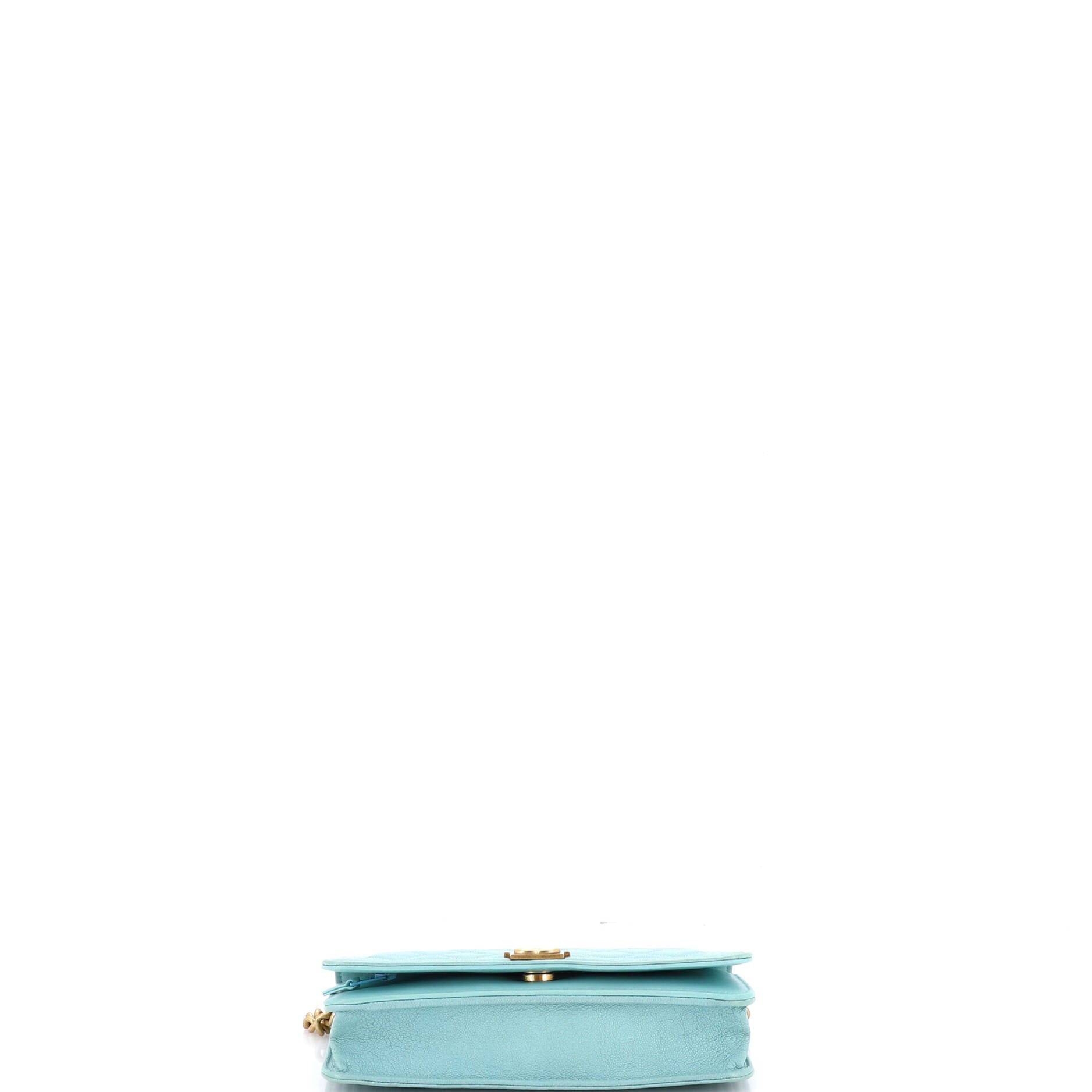 Boy Wallet on Chain Quilted Caviar