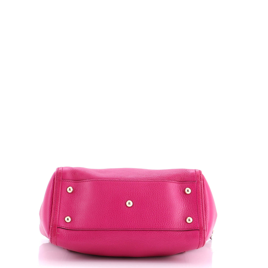 Soho Convertible Top Handle Bag Leather Small