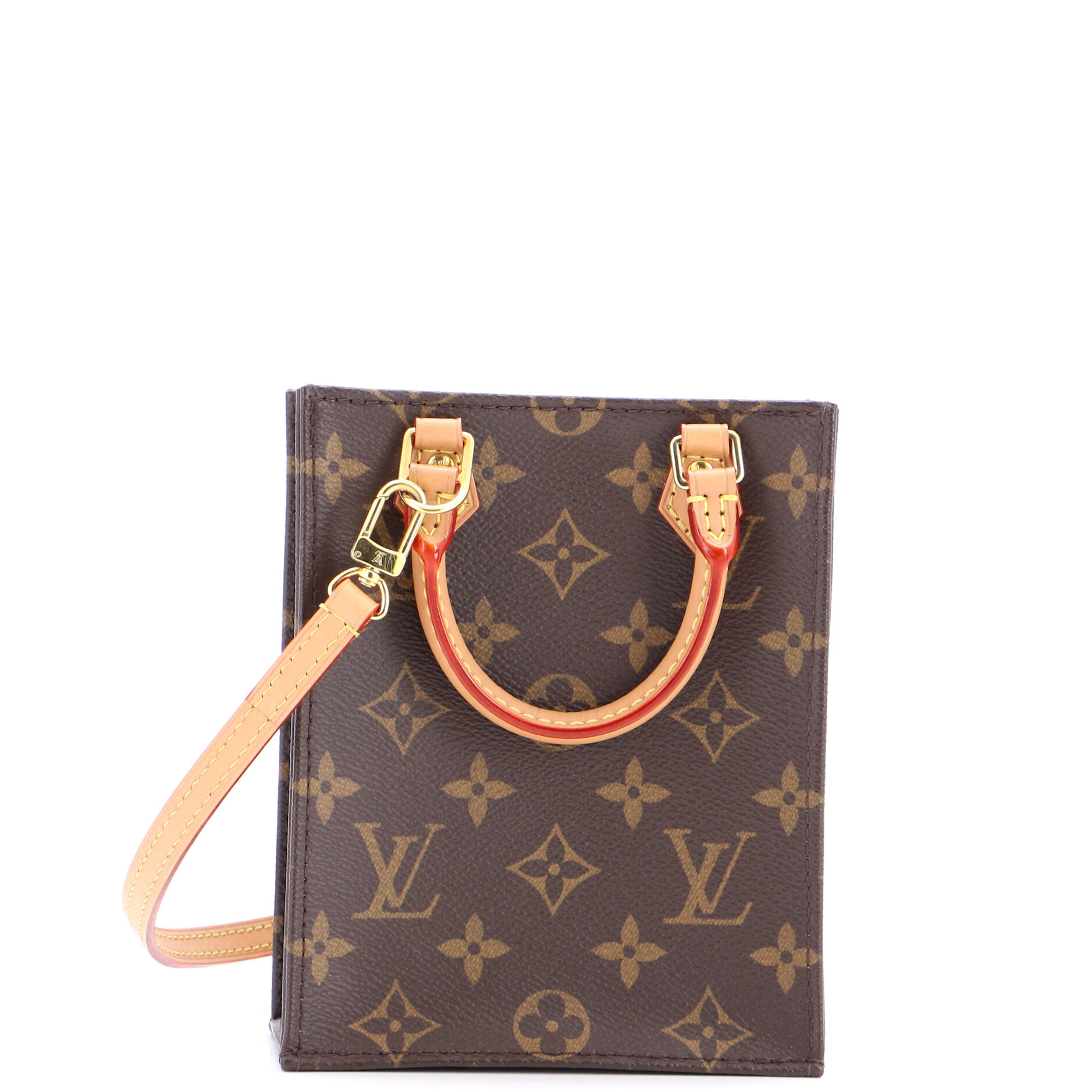 Petit Sac Plat Bag Monogram Canvas