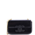 Triomphe Chain Shoulder Bag Leather Small
