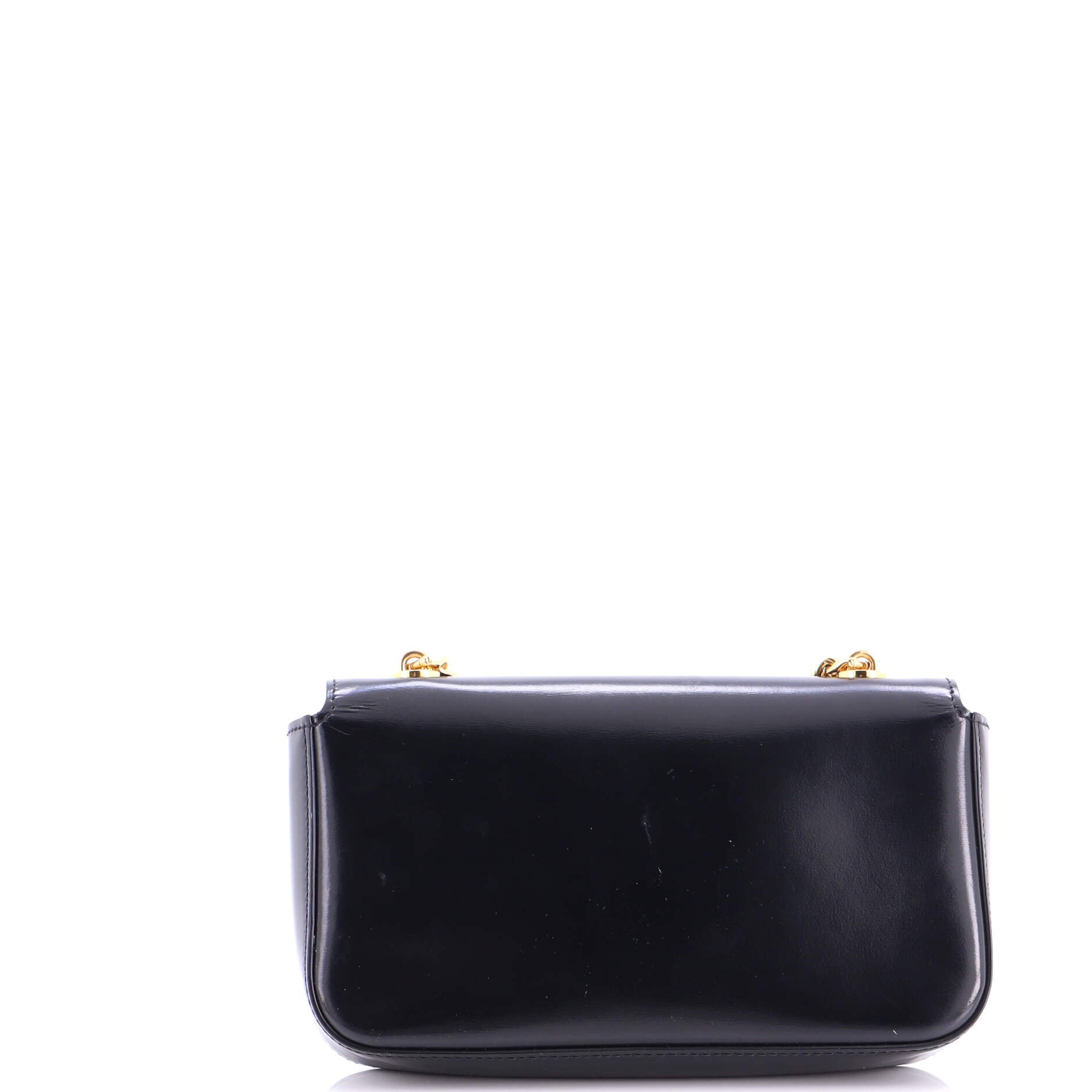Triomphe Chain Shoulder Bag Leather Small