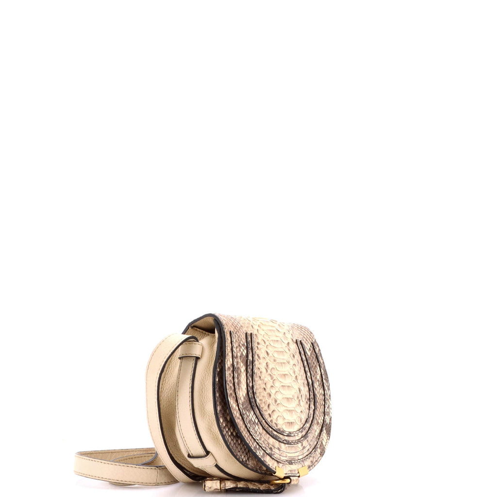 Marcie Crossbody Bag Python Print Calfskin Mini