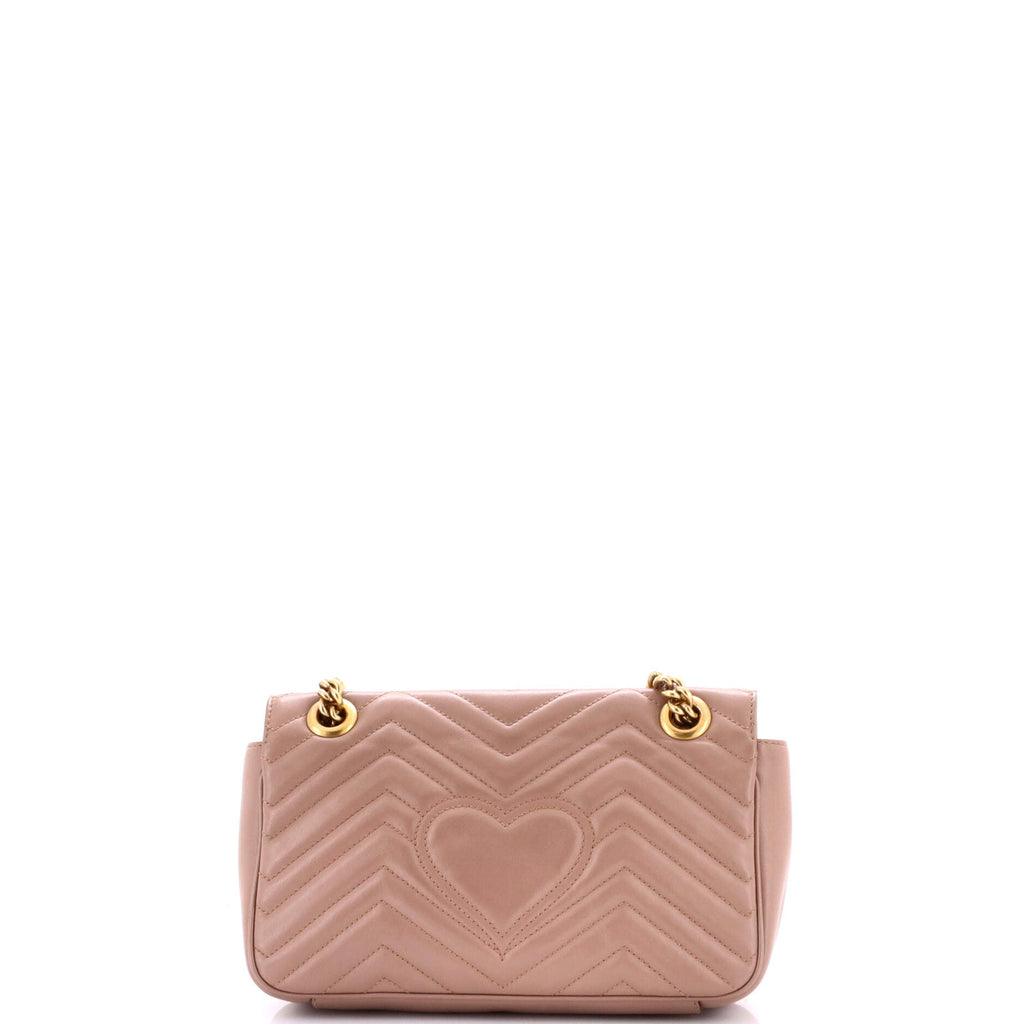 GG Marmont Flap Bag Matelasse Leather Small
