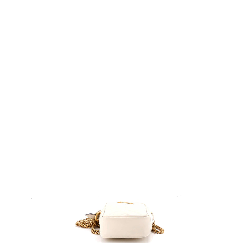GG Marmont Vertical Phone Crossbody Bag Matelasse Leather Mini