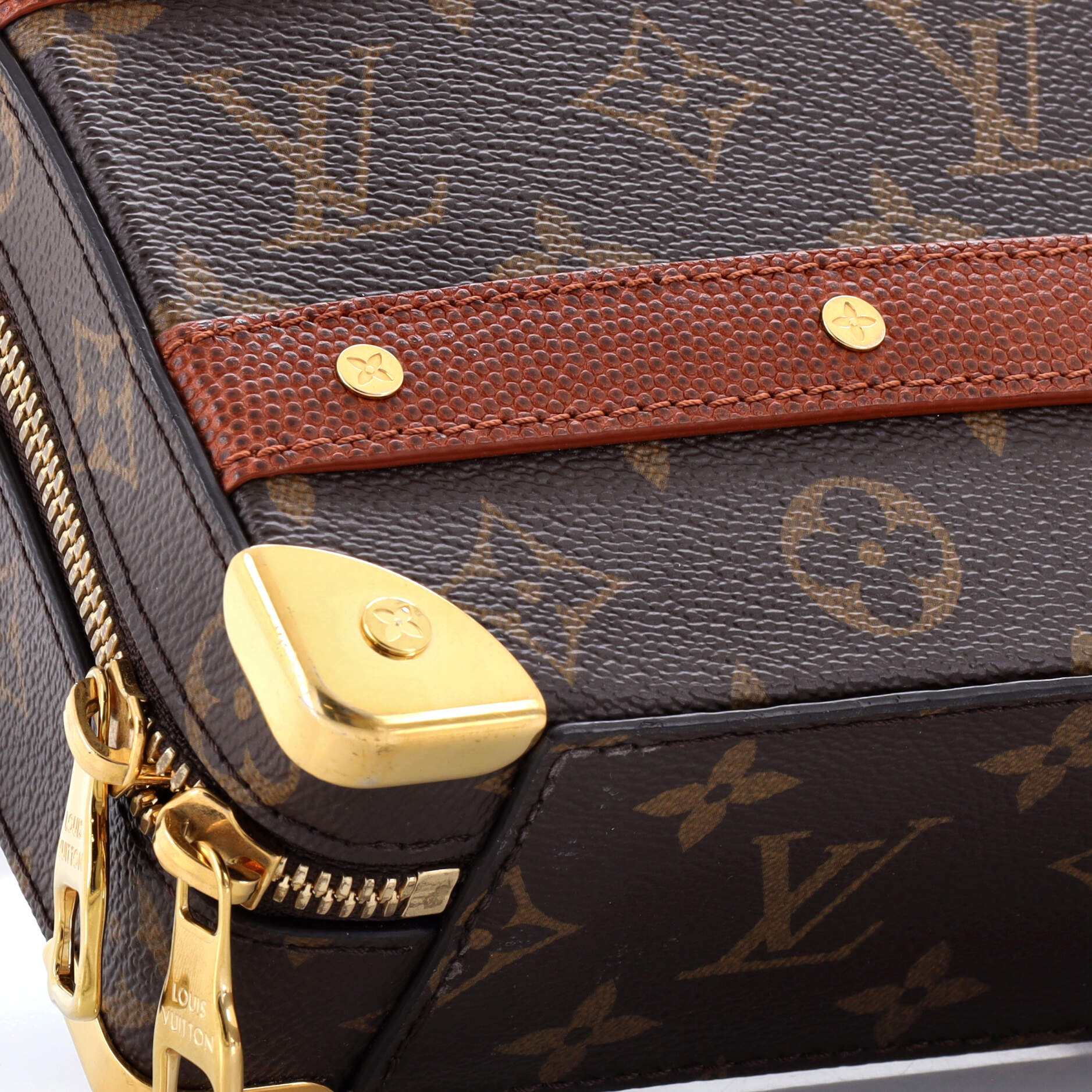 x NBA Handle Trunk Bag Monogram Canvas