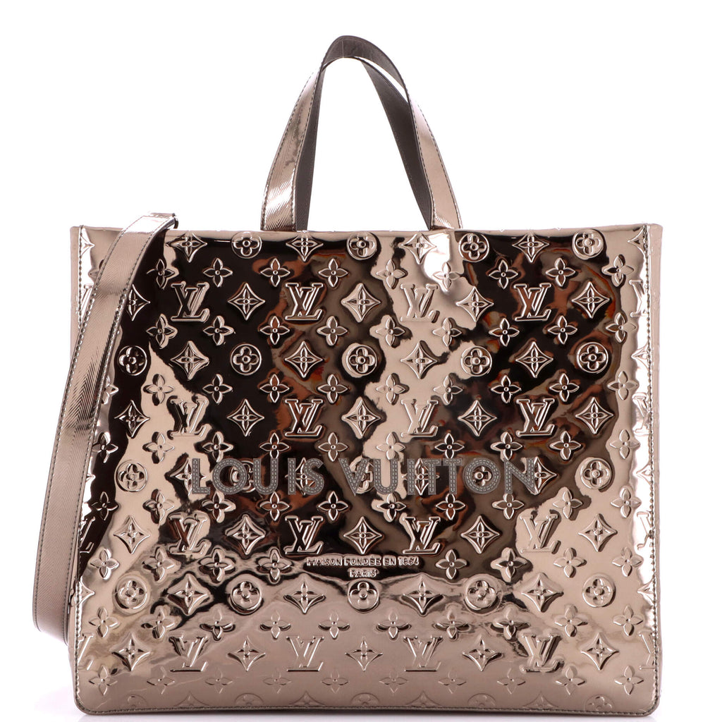 Shopper Tote Monogram Mirror Coated Canvas MM