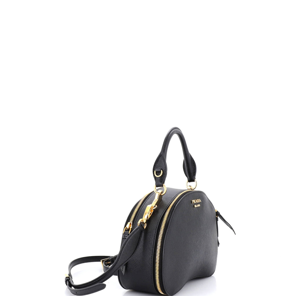 Sidonie Convertible Bowler Bag Saffiano Leather Medium