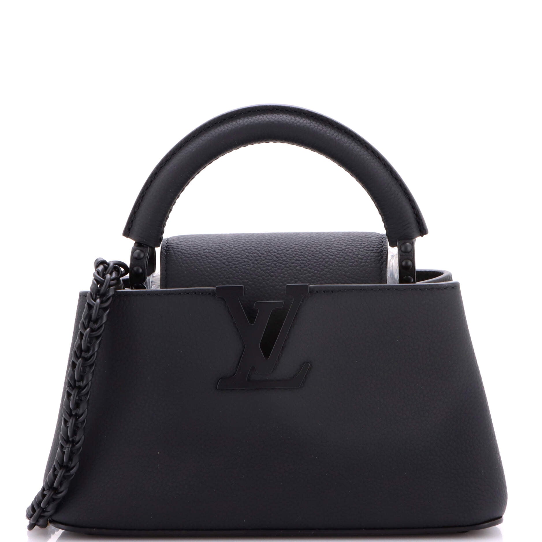 Capucines East West Bag Leather Mini