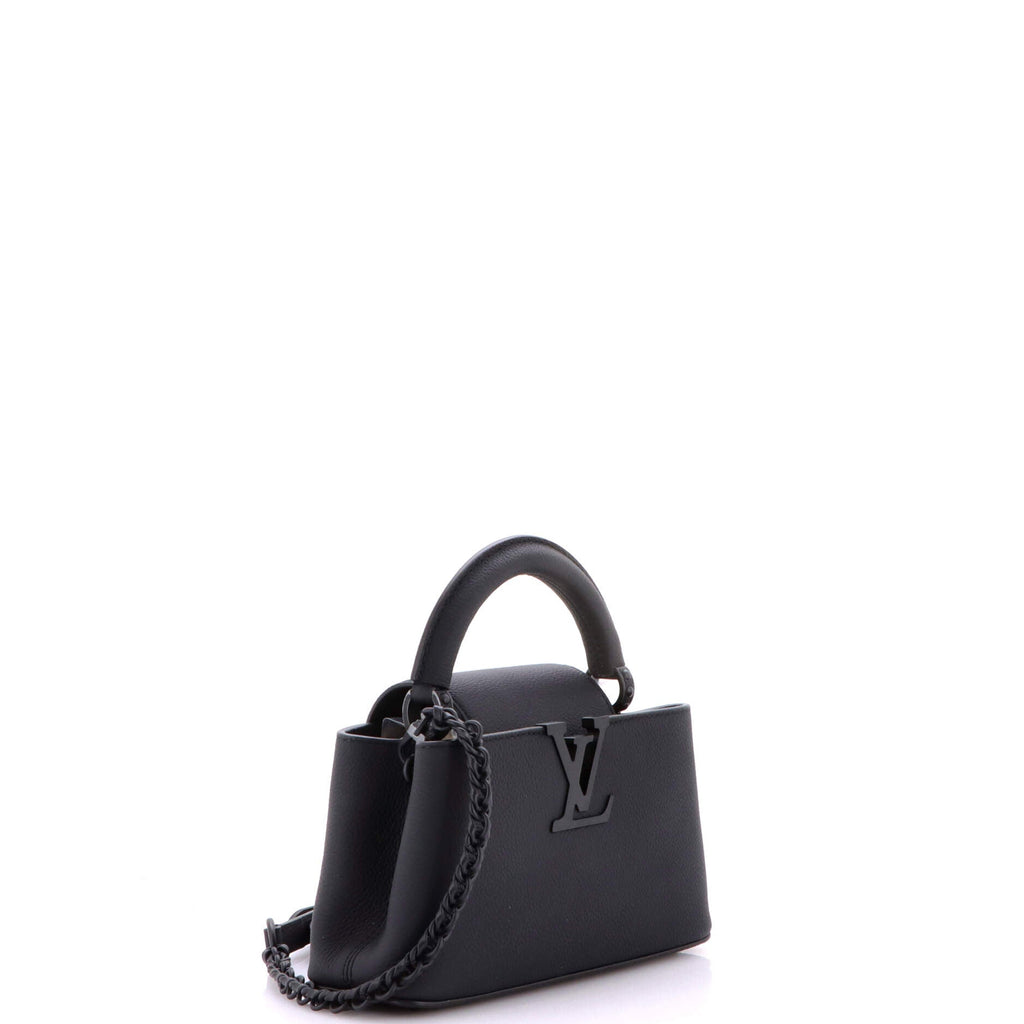 Capucines East West Bag Leather Mini